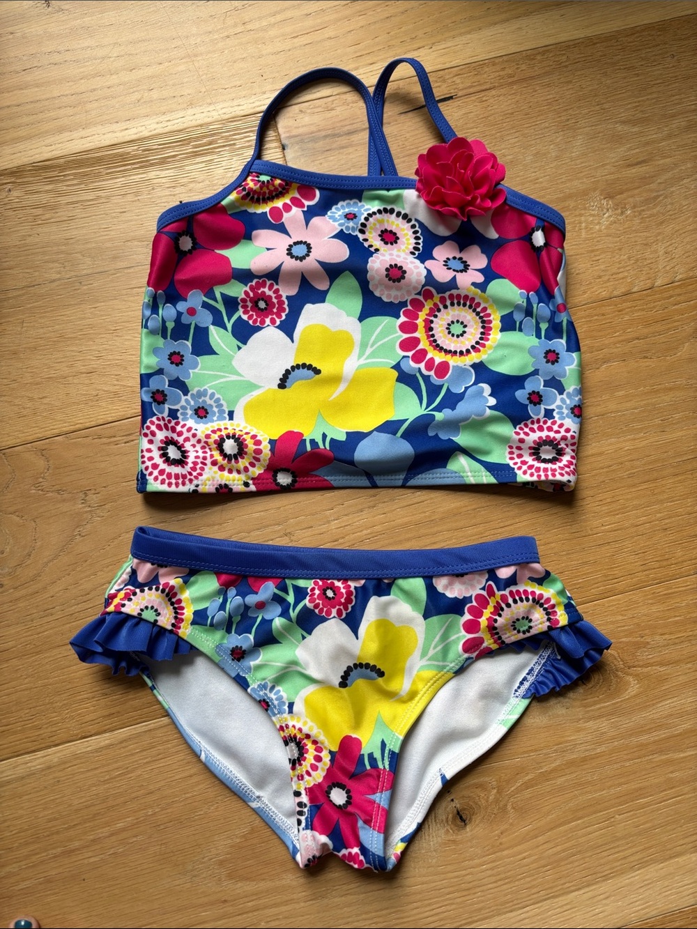 Gymboree Floral Two-Piece Swim Set